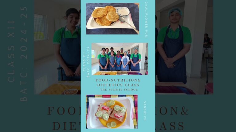 Delicious creations! 🍳👨‍🍳  Food-Nutrition Dietetics practical class! 🍰👍 #NutritionClass #Practical