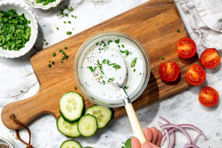 Buttermilk Ranch Dressing (Lightened Up)
