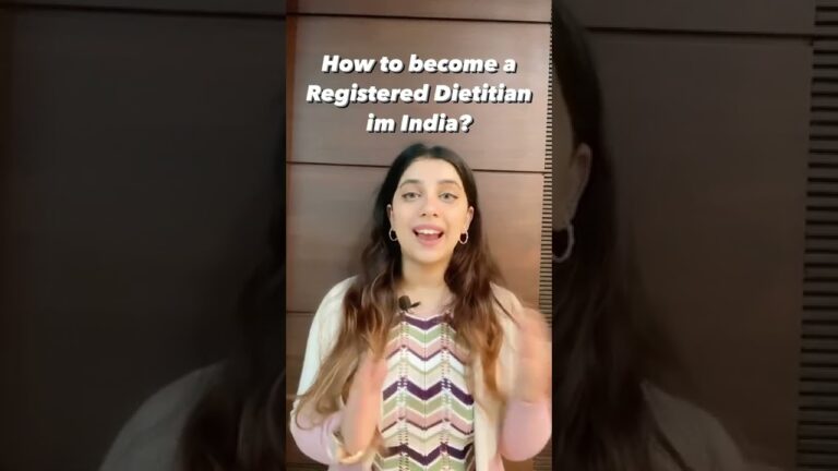 How to become a REGISTERED DIETITIAN in India? #registereddietitian #dietitian #yourubeshorts #dg