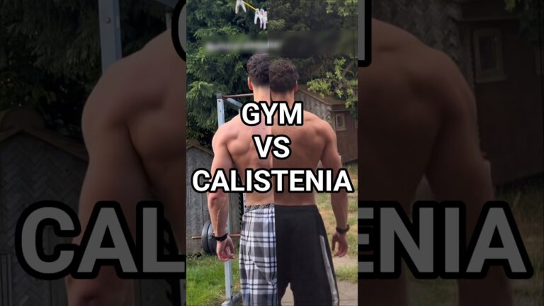 DEJÓ el gym por la CALISTENIA 🤯😱 #gym #calistenia #gymrat #fitness