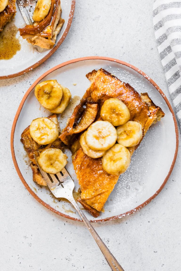Bananas Foster French Toast (Overnight)