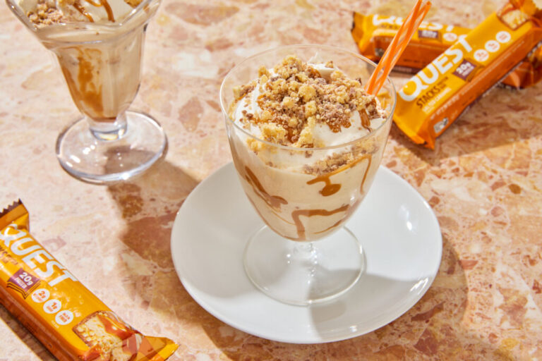 Quest STACKS Salted Caramel Shake Recipe