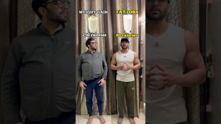 FATLOSS VS WEIGHT GAIN✅ #nutritionist #diet #fatloss #diet #weightlosstips #shorts #explorepage