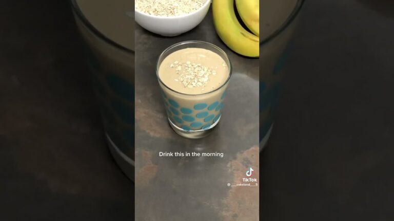 Oatmeal Smoothie For Weight Gain