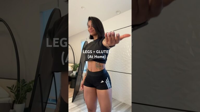 Getting results at home. Epic legs & glutes workout. #fitness #workout #legday  #homeworkout #viral