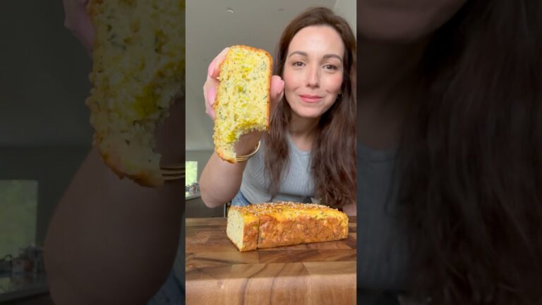 I lose weight eating this Savory Keto Zucchini Bread #glutenfree #keto #shorts