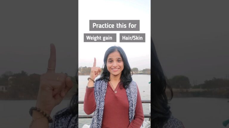 Practice this mudra daily to gain weight and healthy Skin and Hair#clearskin#hairgrowth #weightgain