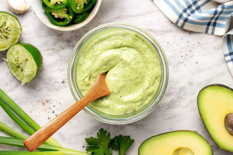 Zesty Avocado Cilantro Lime Dressing