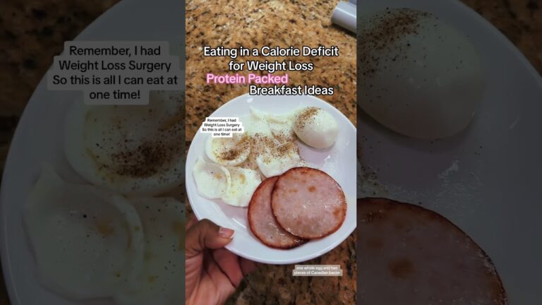 Calorie Deficit Breakfast Ideas for Weight Loss | Protein Packed Volume Eating #weightloss