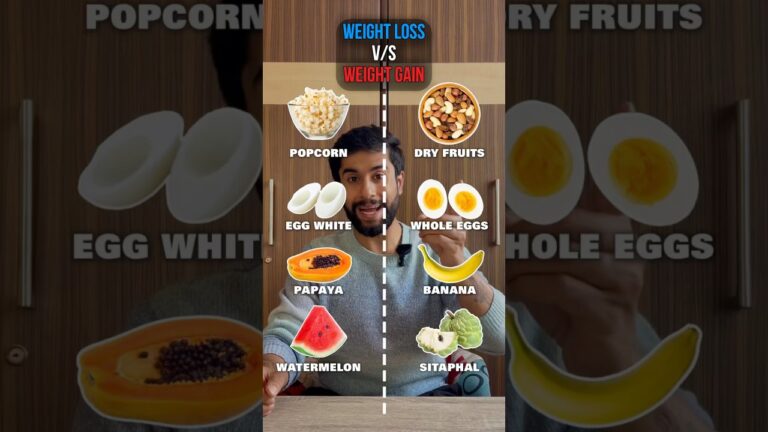 Weight Loss v/s Weight Gain | Don’t Complicate your diet | #fitness #nutrition #food #health