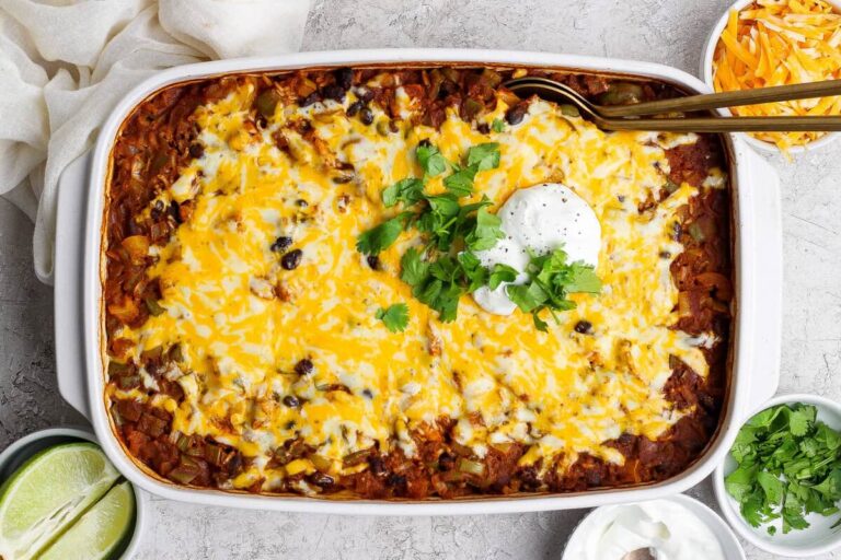 Easy Chicken Enchilada Casserole