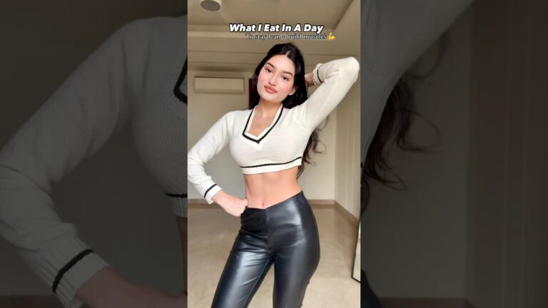 Flat Tummy & Lean Muscle Diet: What I Eat in a Day 🥗 #dietplan #flatstomach #nutrition #weightloss
