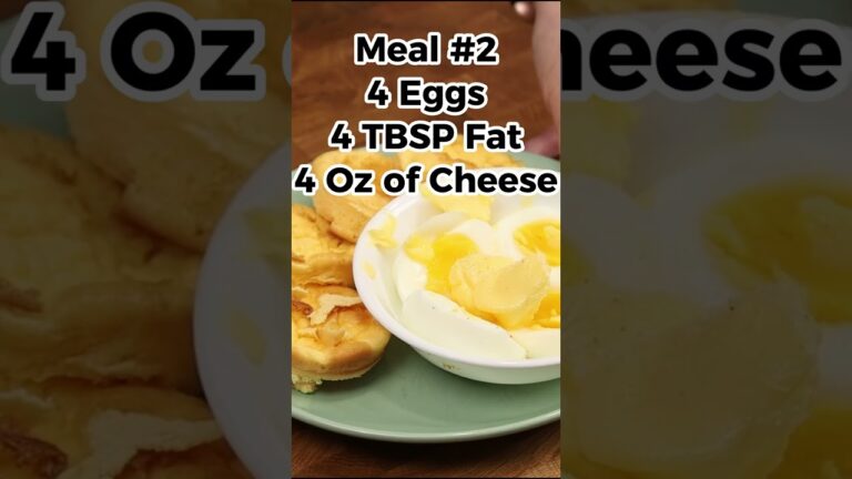 Day 1 Egg Fast Meals | Metabolic Reset to Get Back on Track and Boost Ketones