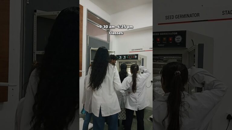 A day in the life of Nutrition and dietetics student #nutrition #shorts #chandigarhuniversity