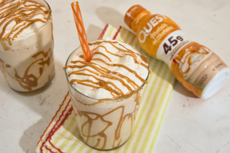 Quest Salted Caramel Milkshake Blended Coffee Recipe
