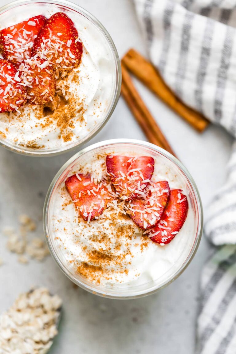 Tres Leches Overnight Oats (High Protein, High Fiber Breakfast)