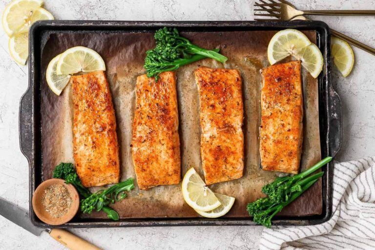 Broiled Salmon (Flaky & Ready in 8 Minutes!)