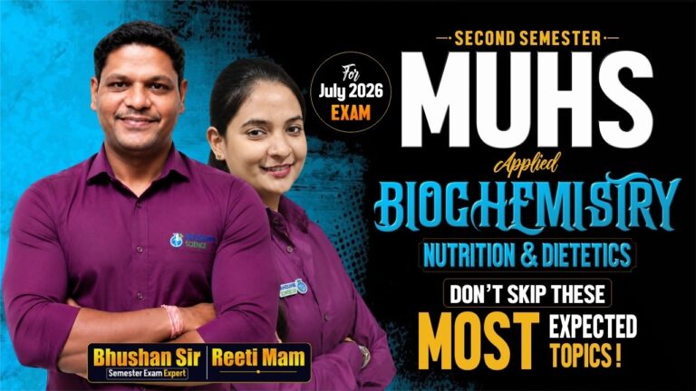 Applied Biochemistry, Nutrition & Dietetics: Most Expected Topics | MUHS BSc Nursing 2nd Semester