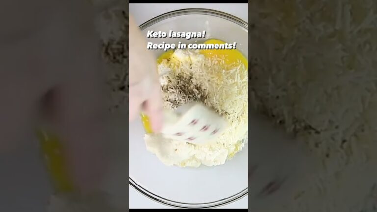 Keto lasagna!