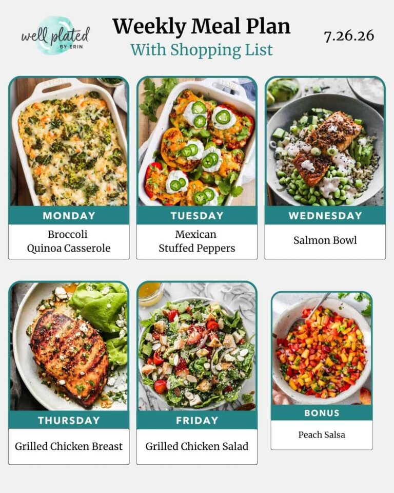 Weekly Meal Plan 7.26.26