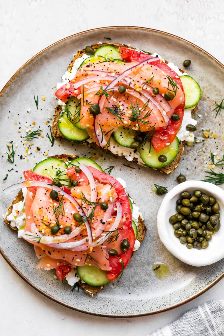 Smoked Salmon Toast (High-Protein) – Skinnytaste