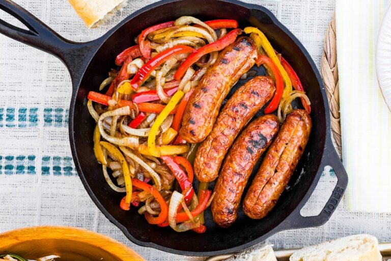 Sausage and Peppers Recipe (Grill or Stovetop)