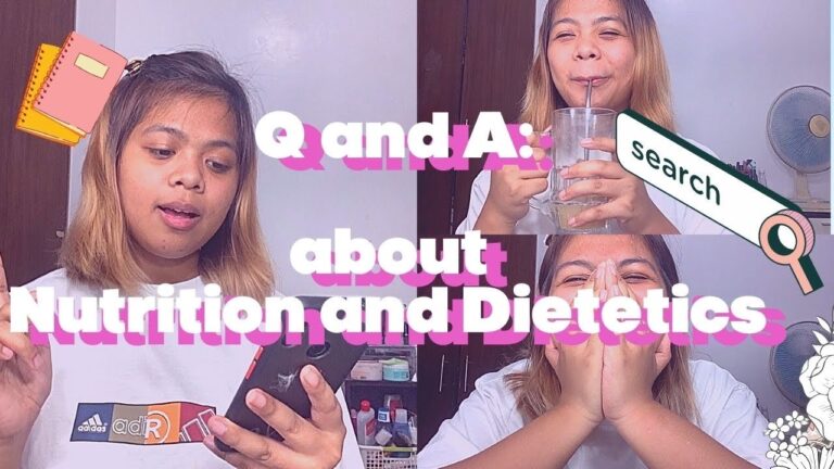 Q and A: about Nutrition And Dietetics 🥼🥼 (philippines) | Nadine Vestil