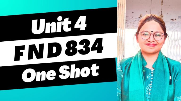 Class 12 Nutrition & Dietetics Unit 4 | One Shot Revision  | Skill Veda