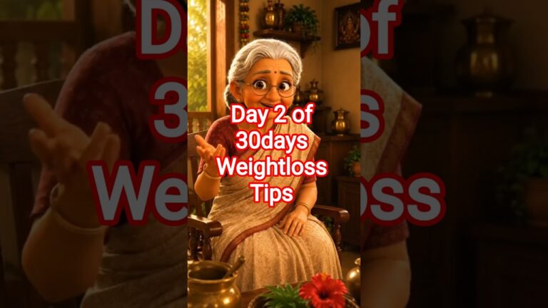 🌿 Day 2 | Grandma’s 30-Day Weight Loss Tips Challenge 🧓❤️ #weightlosschallenge #shorts #viral #new
