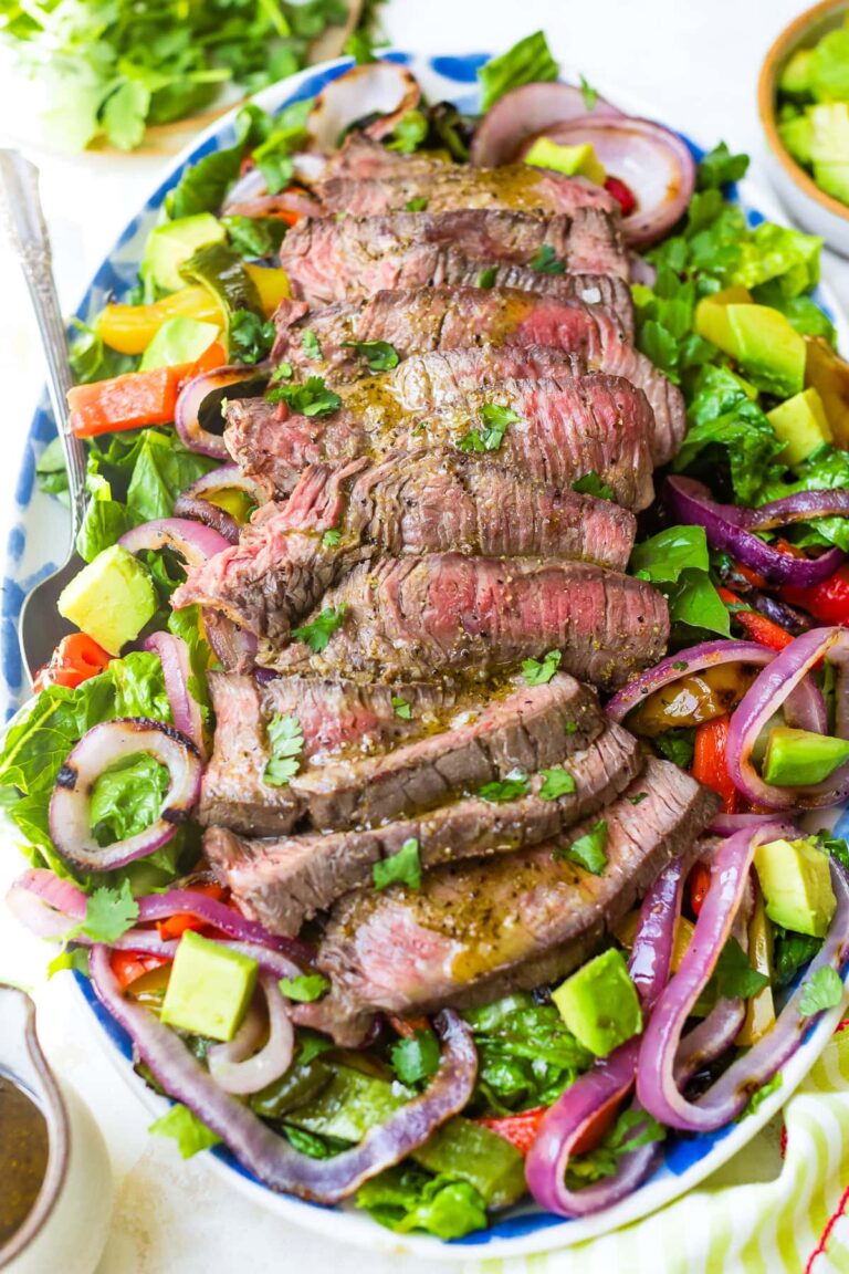 Steak Fajita Salad – Skinnytaste