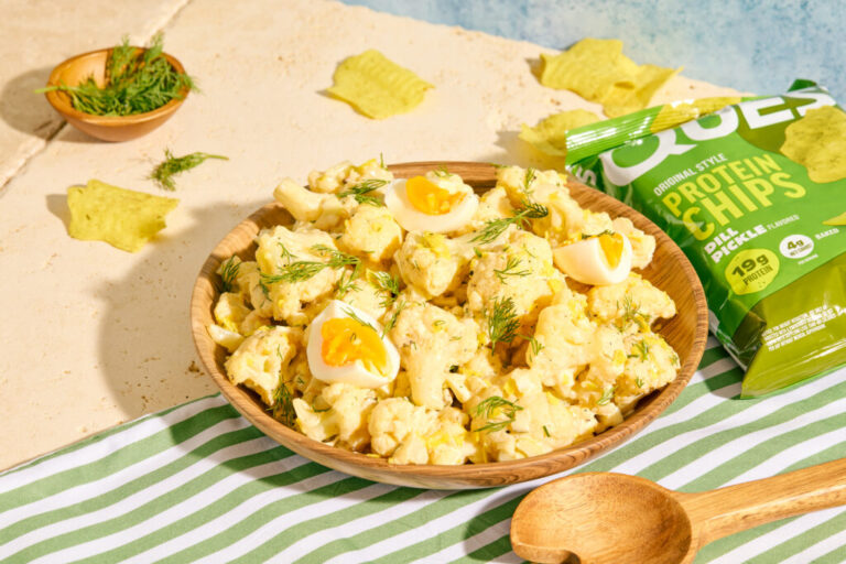 Quest Cauliflower Dill Pickle “Potato” Salad