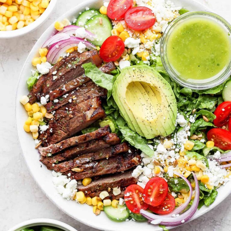 Steak Salad with the Best Steak Salad Dressing